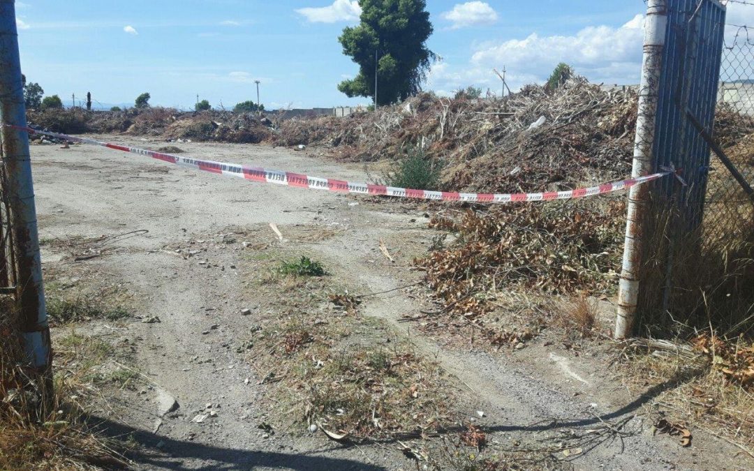 L'area sequestrata