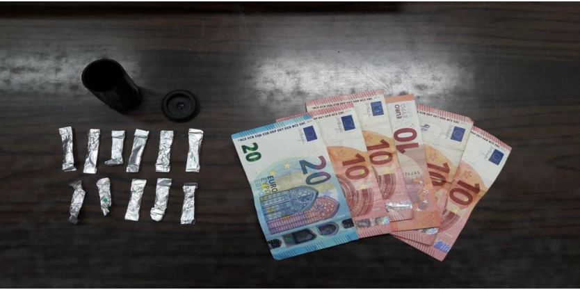 La droga sequestrata dalla Finanza