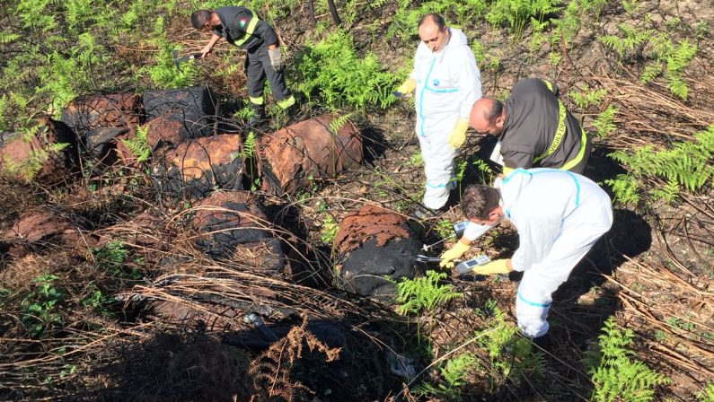 FOTO - Trovati dei fusti abbandonati nel viboneseAvviati gli accertamenti sanitari, ecco le immagini