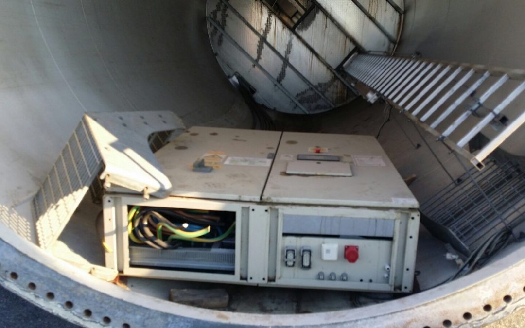 Il furto dei fili elettrici alle pale eoliche del porto di Crotone