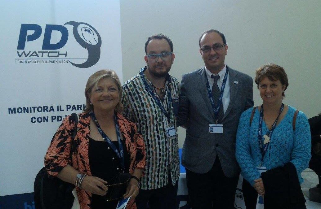 Gli ideatori del Pd-Watch durante il congresso della Società Italiana di Neurologia 2017 a Napoli