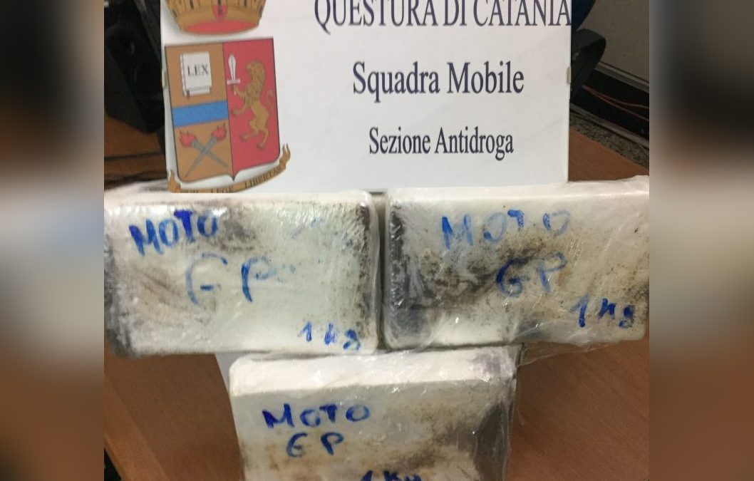 La cocaina sequestrata