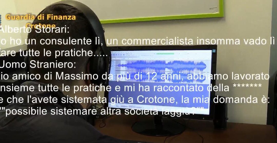 VIDEO – Operazione Ginetto, le intercettazioni  Frodavano lo Stato facendo fallire le società a Crotone