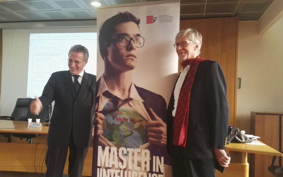 Mario Caligiuri con Derrick de Kerckhove