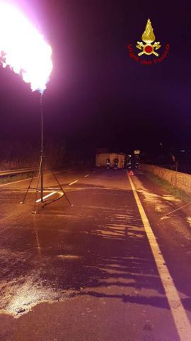 Incidente cisterna di gas a Strongoli