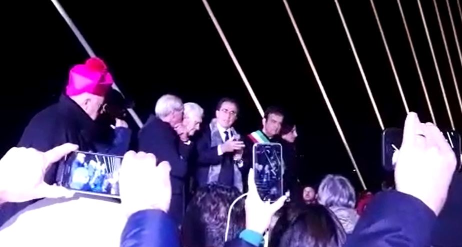 VIDEO – Cosenza, l’intervento di Santiago Calatrava all’inaugurazione del ponte