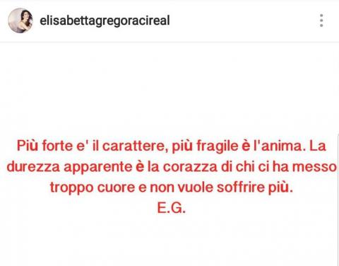 Il post di Elisabetta Gregoraci su Instagram
