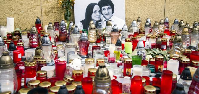 Il lutto in Slovacchia per il duplice omicidio