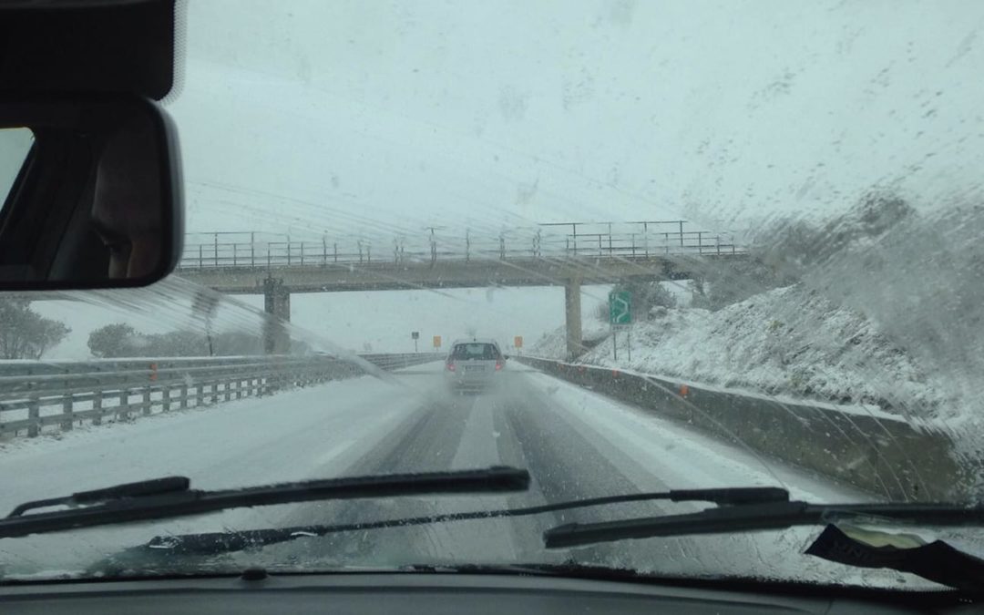 Neve nella zona di Frascineto