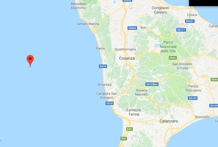 Seconda scossa di terremoto in poche ore in CalabriaAl largo della costa cosentina segnalata magnitudo 3.7