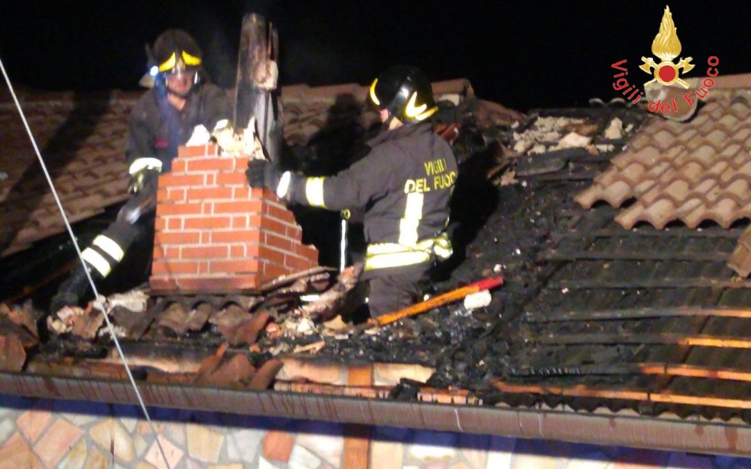 L'intervento dei vigili del fuoco