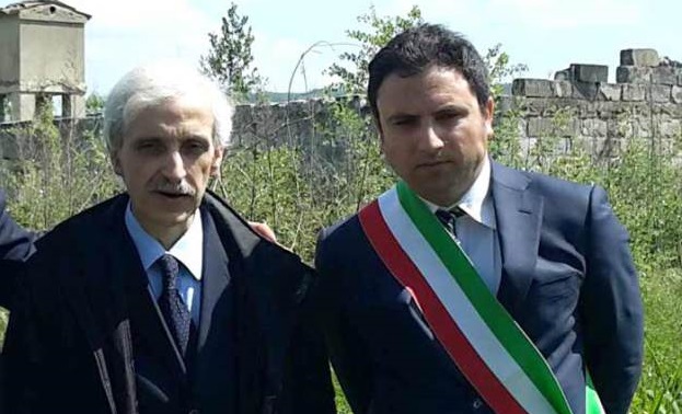 Franco Corbelli assieme al sindaco Ameruso