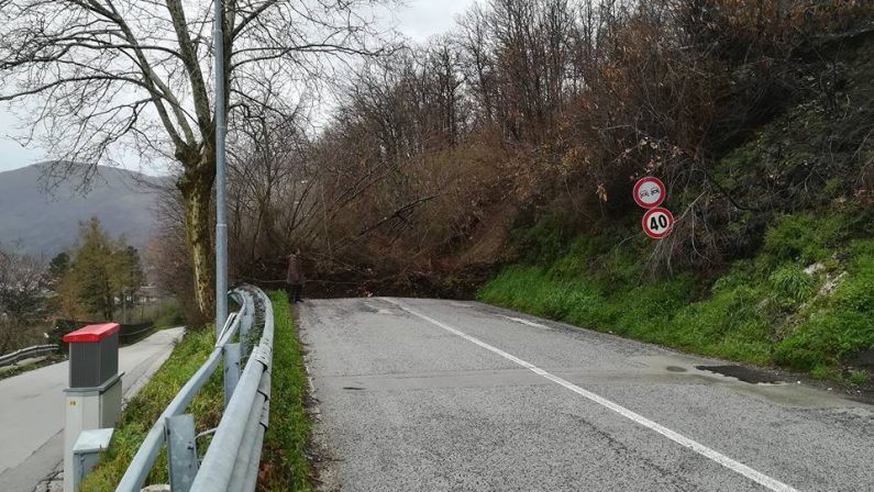 Campania, allerta maltempo:in Irpinia frana strada, a Napoli stop collegamenti