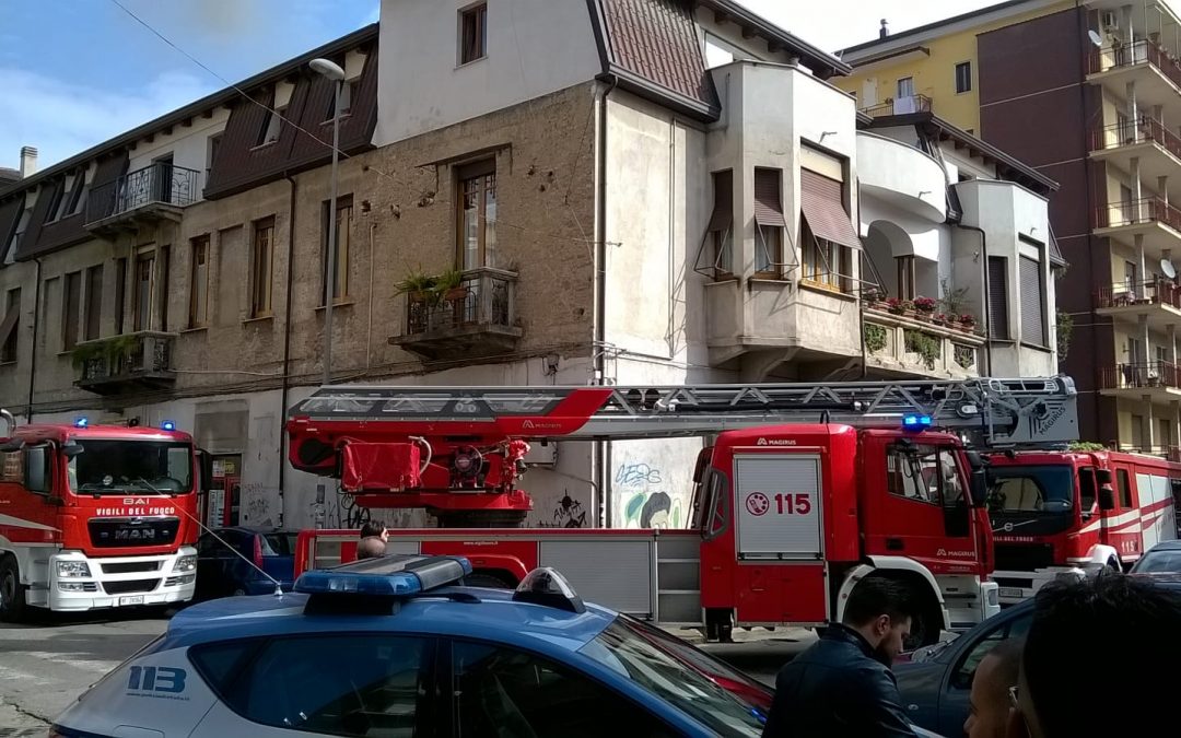 Il luogo dove è avvenuto l'incendio