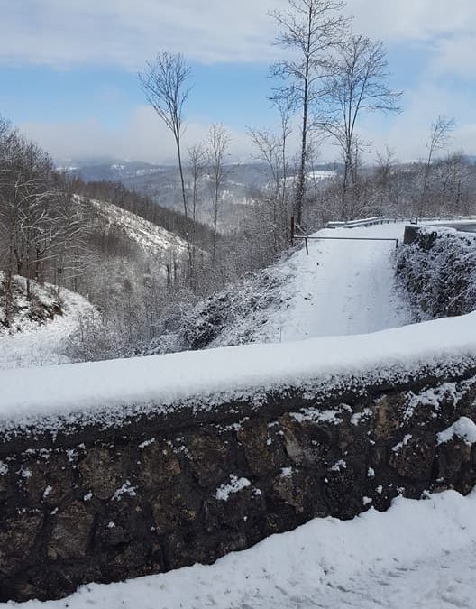 Neve in queste ore sui monti del Catanzarese