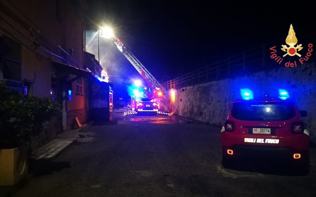 L'incendio del pub di Catanzaro