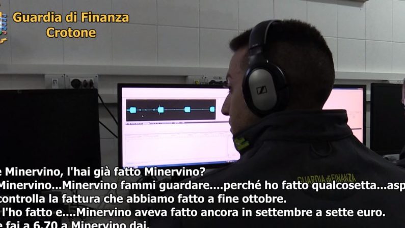 VIDEO - Evasione fiscale e riciclaggio, le intercettazioni per l'operazione tra il Crotonese e Verona