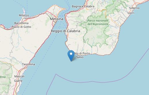 Scossa di terremoto davanti le coste del RegginoMagnitudo 2.8, quattro comuni vicino l'epicentro