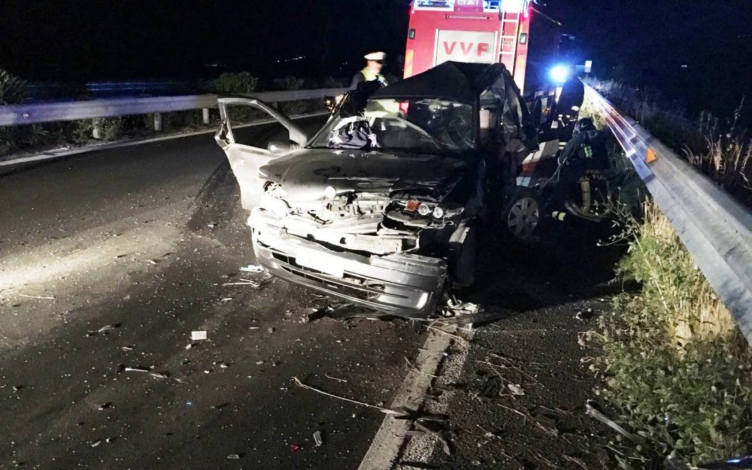 L'auto della vittima