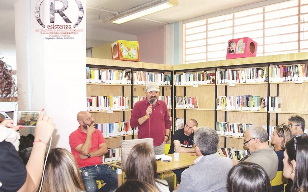 La lectio di Pino Aprile a Scampia