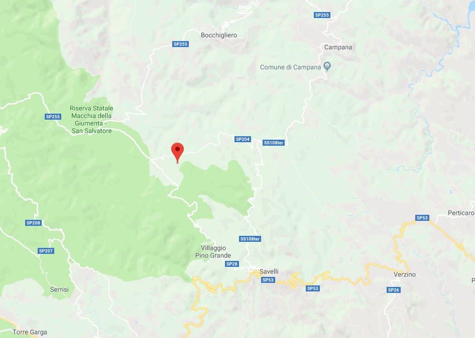 L'area colpita dai sismi