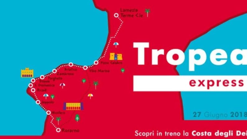 Parte il “Tropea Express”, per spostarsi sulla costa degli Dei  L’iniziativa prevede un servizio ferroviario per tutta l’estate