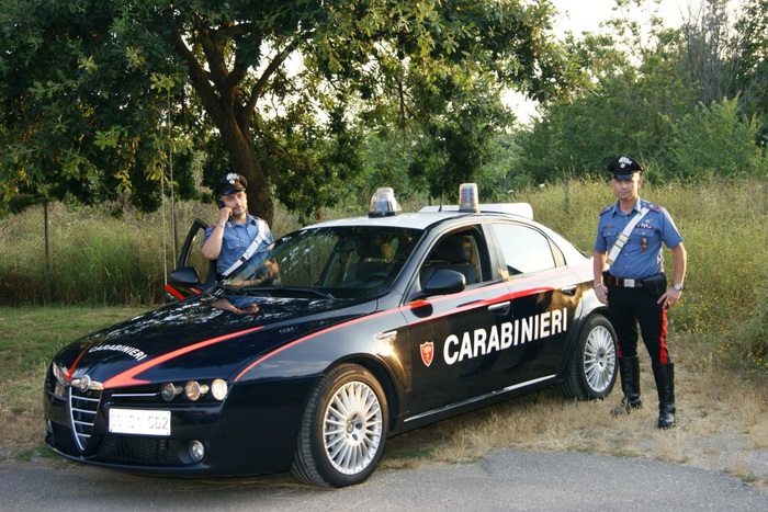 Una pattuglia dei carabinieri