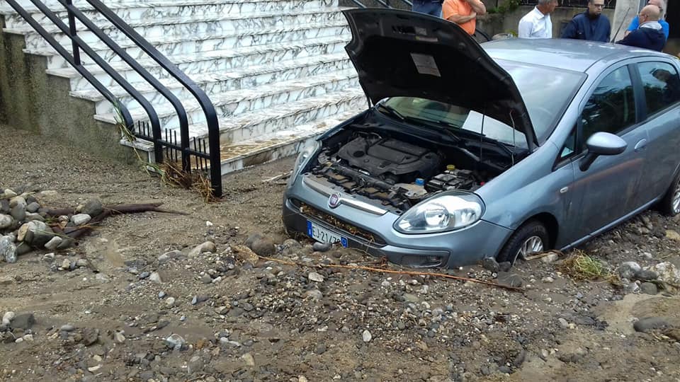 La frana a Reggio Calabria
