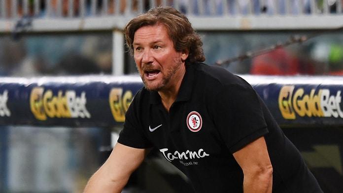 Giovanni Stroppa, allenatore che ha portato il Crotone alla seconda promozione in Serie A della sua storia