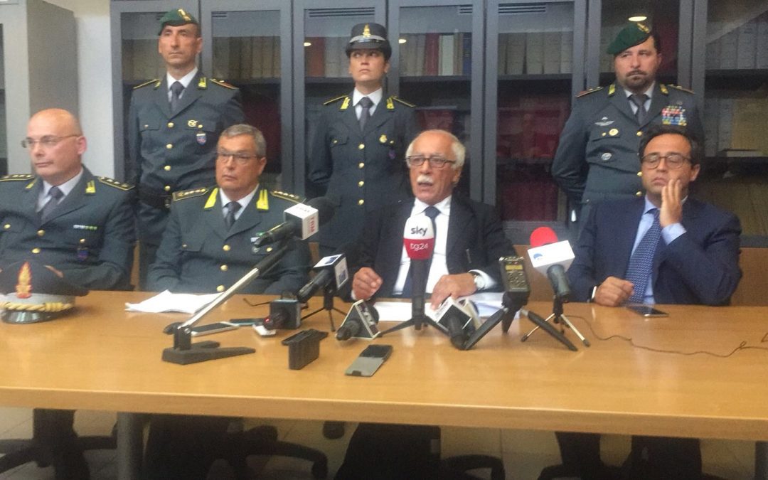 La conferenza stampa degli inquirenti