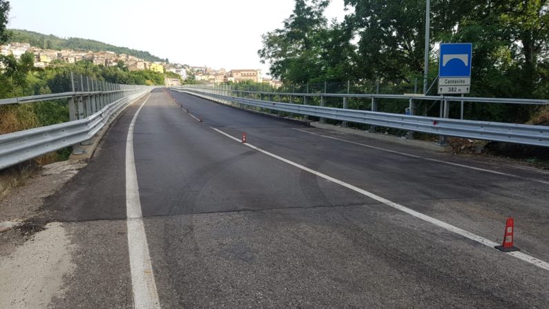 Viadotto Cannavino, l'Anas completa la pavimentazioneIn progettazione nuovi interventi per 4 milioni di euro