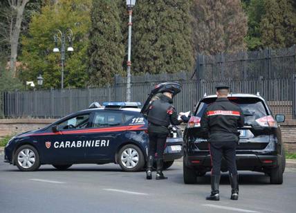 Un posto di controllo dei carabinieri