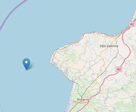 Scossa di terremoto davanti la costa viboneseMagnitudo 3,7, paura tra la popolazione&nbsp;