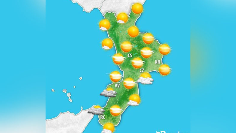 Meteo, caldo afoso sulla Calabria fino a FerragostoNon mancheranno anche temporali specie nell'interno