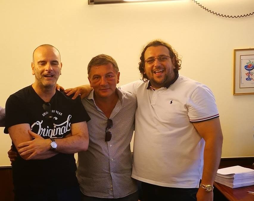 Da sinistra Nico Andrisani, Vitantonio Ripoli e Saverio Columella