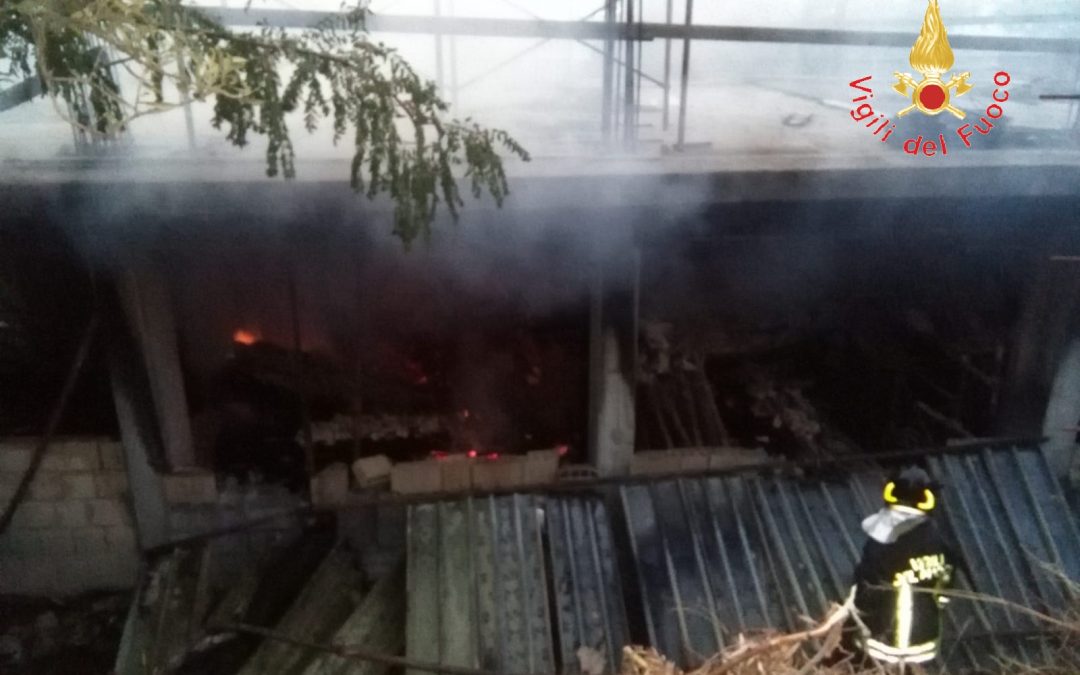 L'incendio della struttura