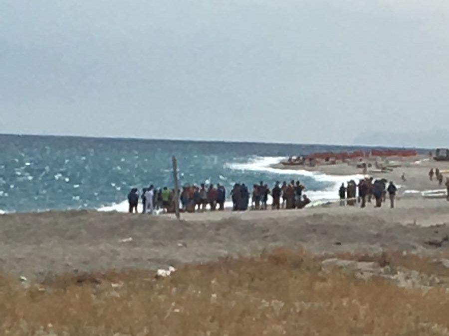Il tratto di spiaggia dove è stato soccorso inutilmente il surfista