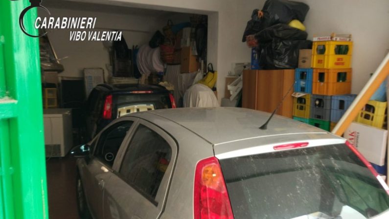 Aveva due auto rubate nascoste in garageArrestato un operaio 36enne a Tropea