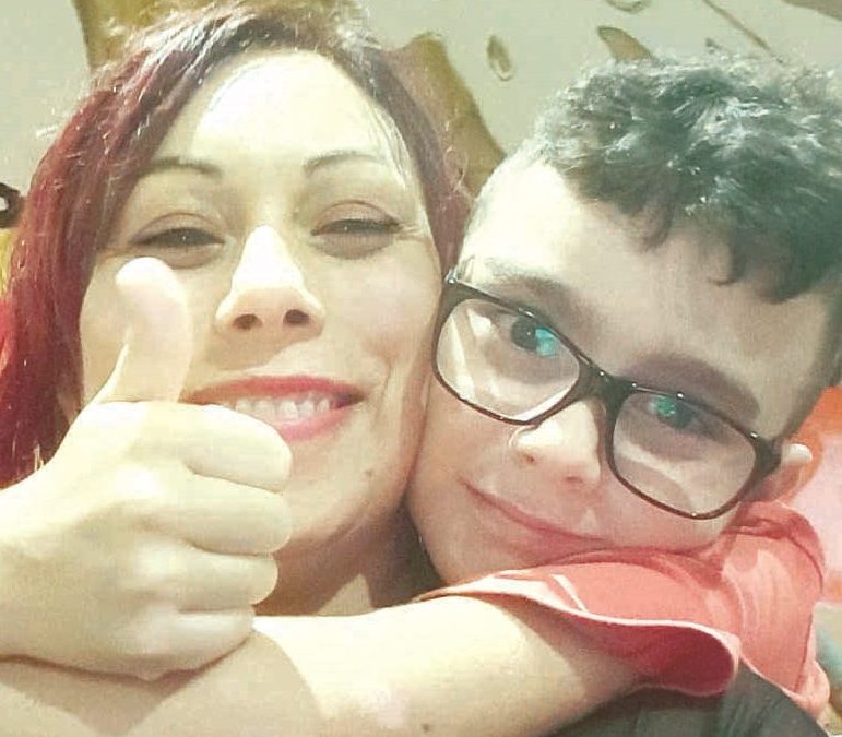 Anna Callipo con il figlio