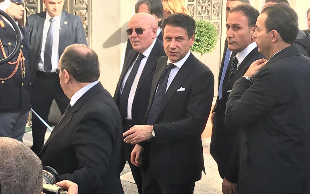 FOTO – Il presidente del Consiglio Giuseppe Conte a Reggio Calabria e Locri