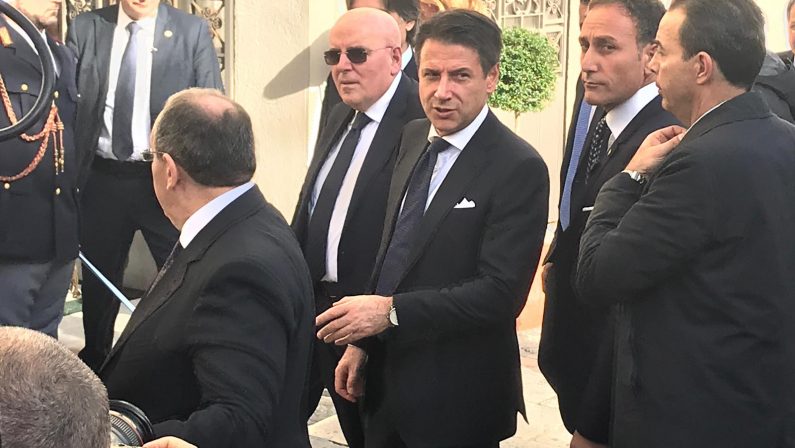 FOTO - Il presidente del Consiglio Giuseppe Conte a Reggio Calabria e Locri