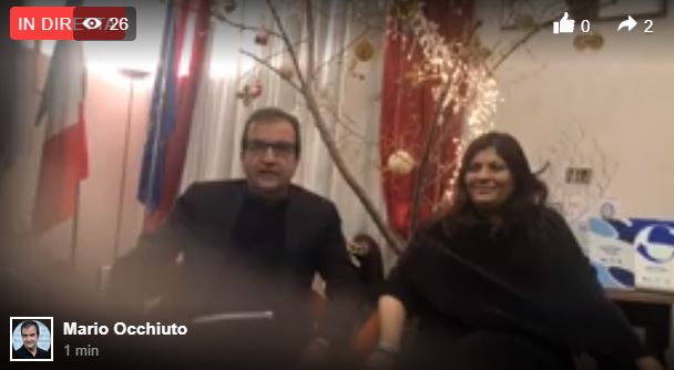 Il sindaco Occhiuto annuncia il Capodanno di CosenzaEcco la diretta della conferenza stampa di presentazione
