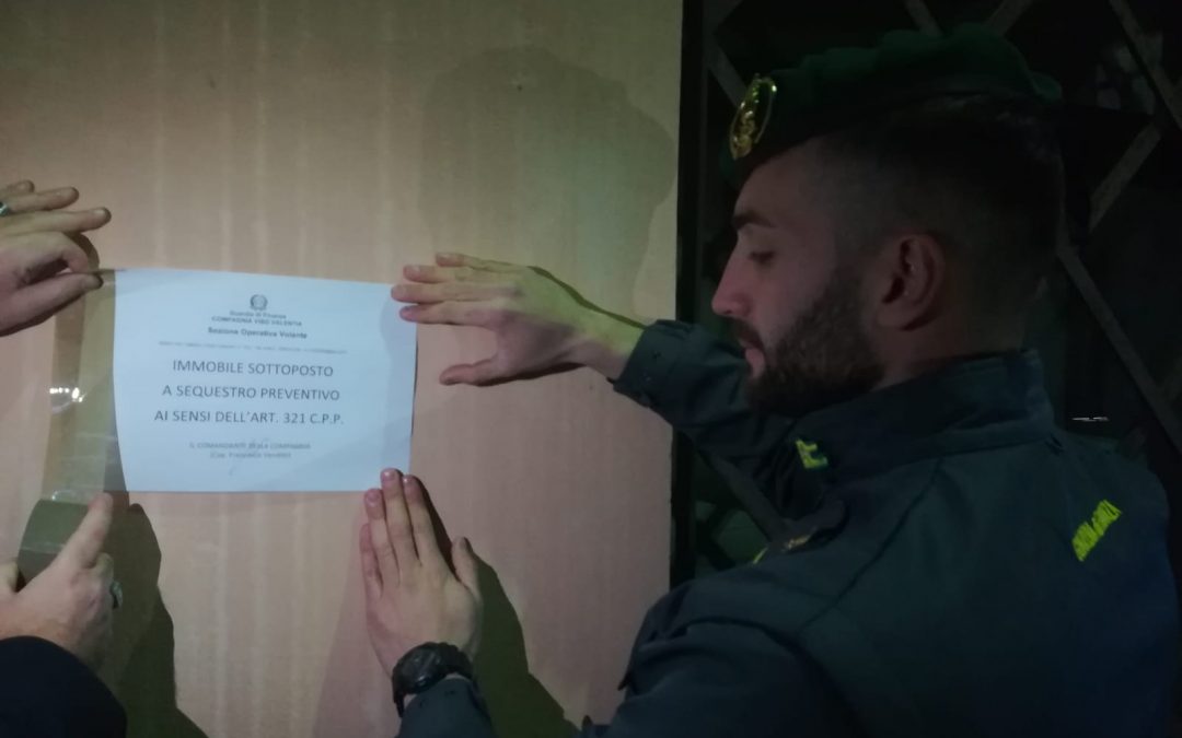 Sequestro di beni a Vibo