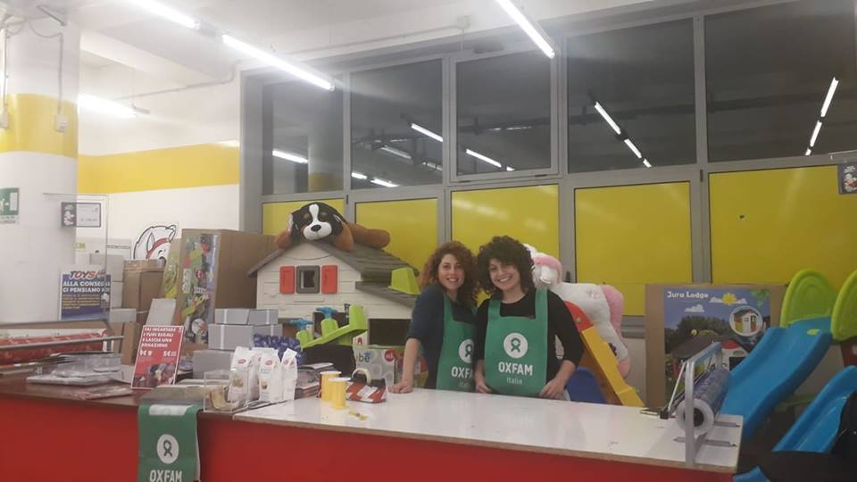 Volontari Oxfam a Cosenza