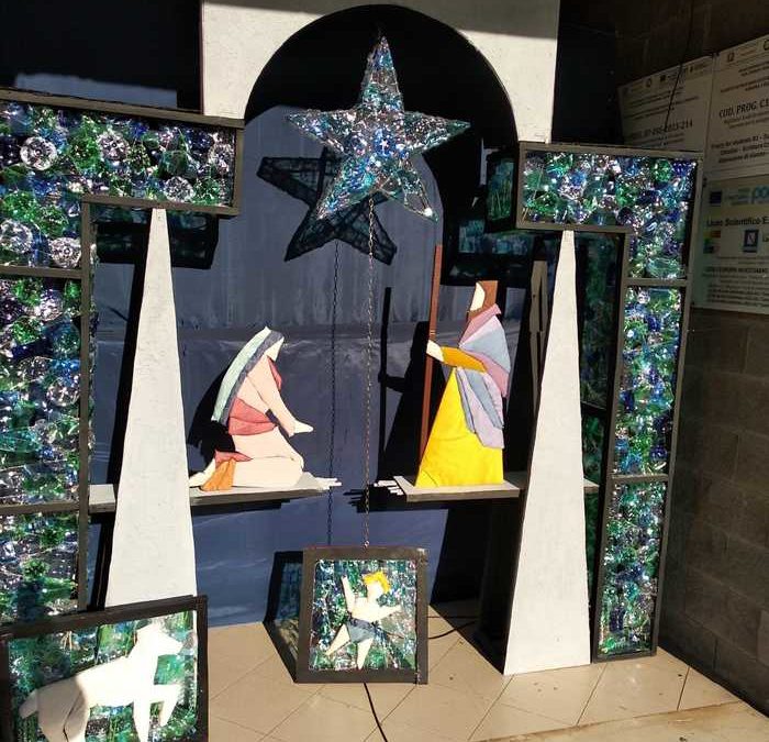 Crollo Ponte Morandi in presepe studenti Liceo Artistico Pascal di Pompei