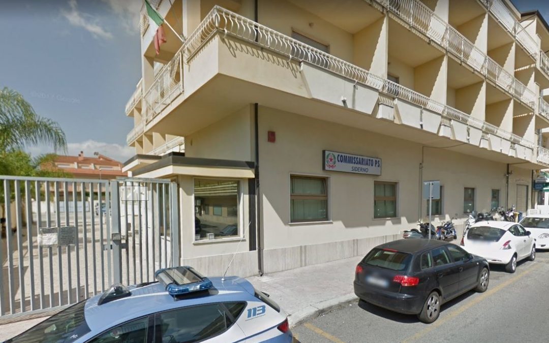 La sede del Commissariato di Polizia di Siderno