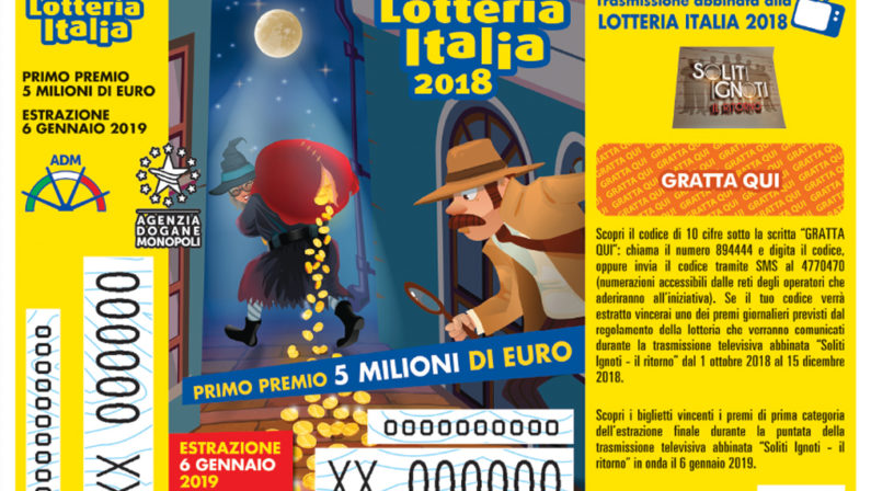 Lotteria Italia, crollo della vendita dei bigliettiIn Calabria venduti poco più di 116 mila biglietti