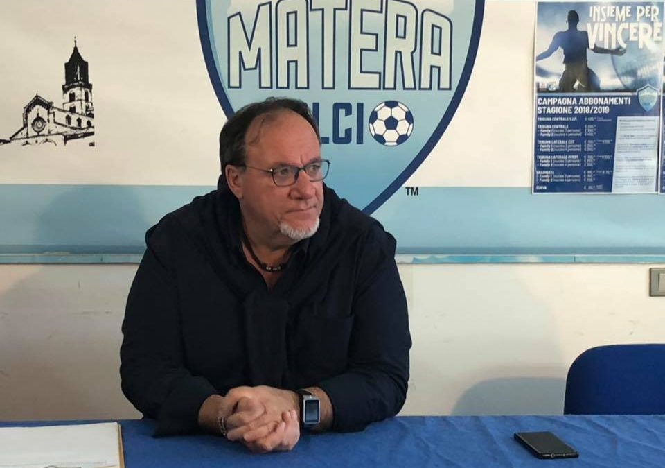 Il presidente del Matera Calcio, Rosario Lamberti