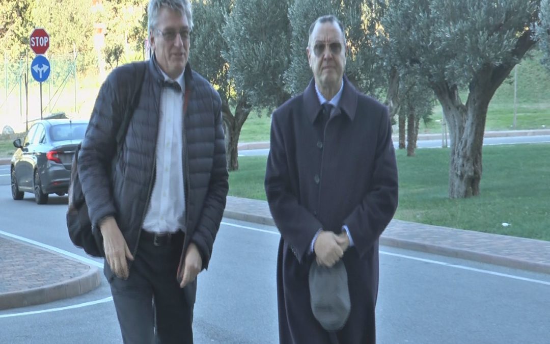Il sub commissario alla sanità in Calabria Thomas Schael e il commissario Saverio Cotticelli