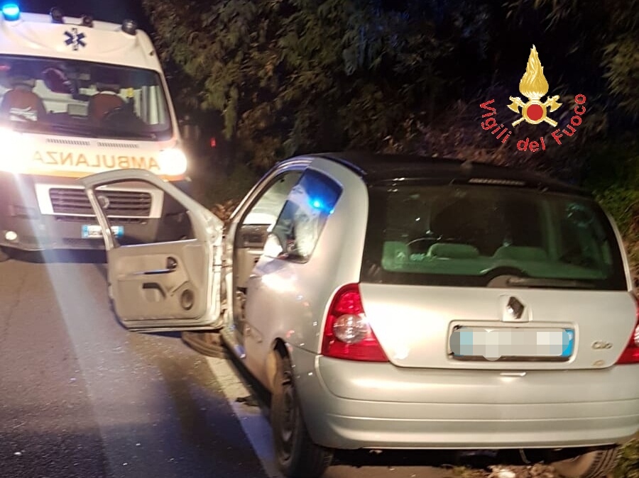 Le auto coinvolte nello scontro